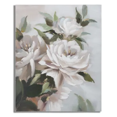 OBRAZ NA PŁÓTNIE FLOWER&LEAF 80x3,7x100 cm